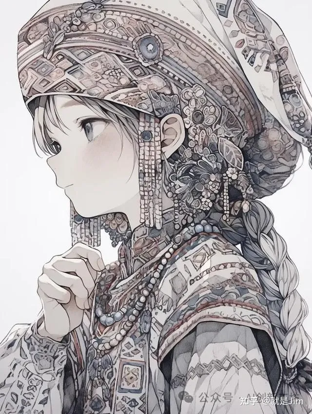 midjourney部落女孩 midjourney部落女孩